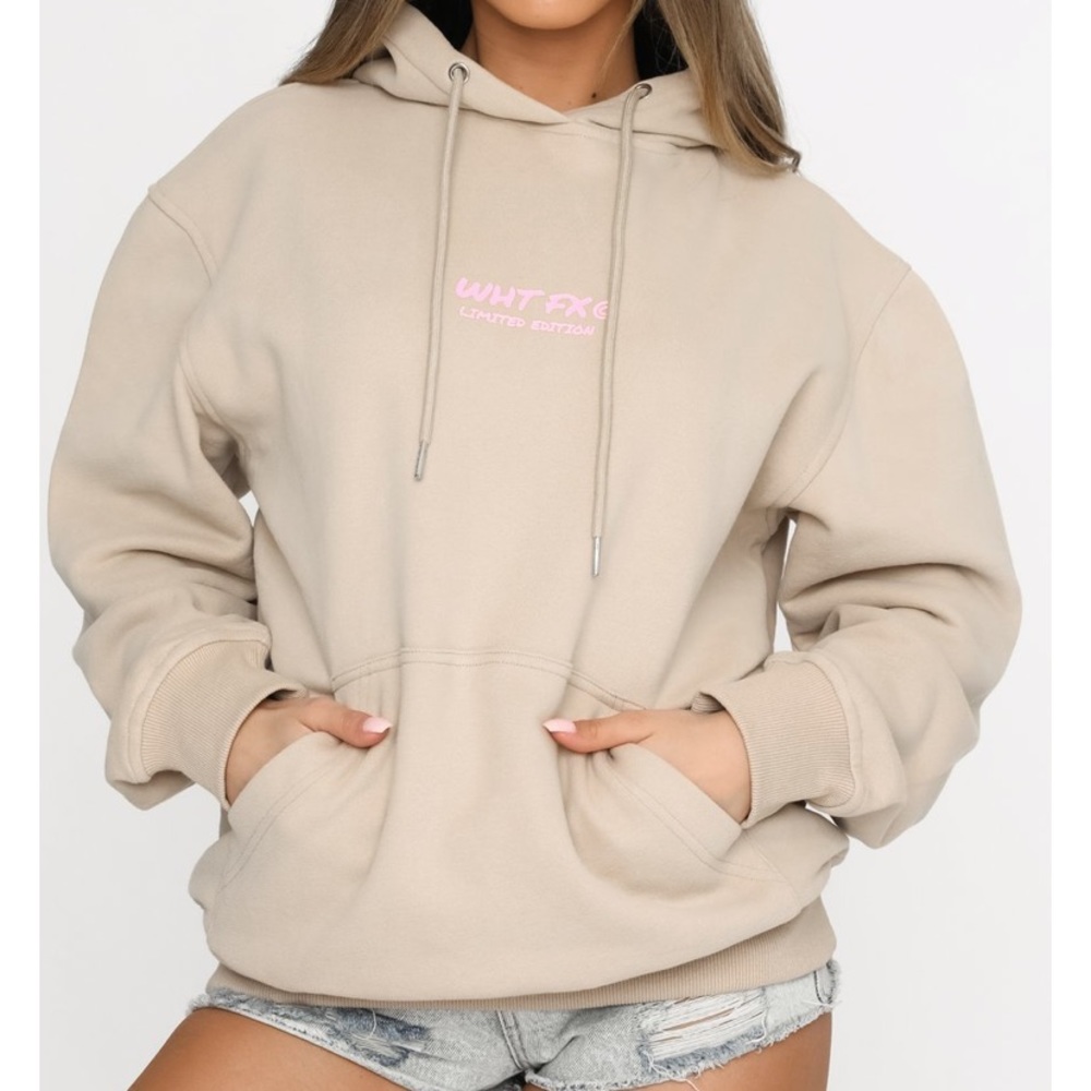 white fox hoodie